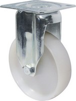 Nylon Wheel Fixed Plate Castors